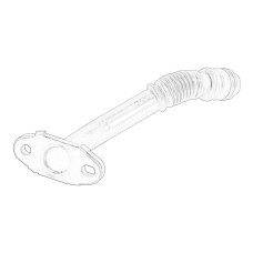 Conducta incarcare ulei turbo cu garnitura cu o-ring NISSAN INTERSTAR PRIMASTAR OPEL MOVANO VIVARO A RENAULT ESPACE III MASTER II TRAFIC II 2.2D/2.5D 07.00- OE RENAULT 82 00 191 437