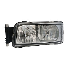 Far Headlamp L 2*H7/H21W/W5W electric with daytime running light insert colour: chromium-plated MAN LIONS CITY TGM I TGS I 02.09- ZKW 569.23.000.27